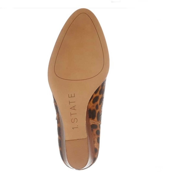 1.STATE KALEB LEOPARD PRINT WEDGE BOOTIE - Picture 6 of 6